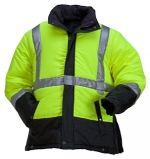 Custom High Visibility Reversible Winter Jacket - Coastal Reign